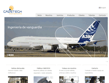 Tablet Screenshot of cadetech.cl